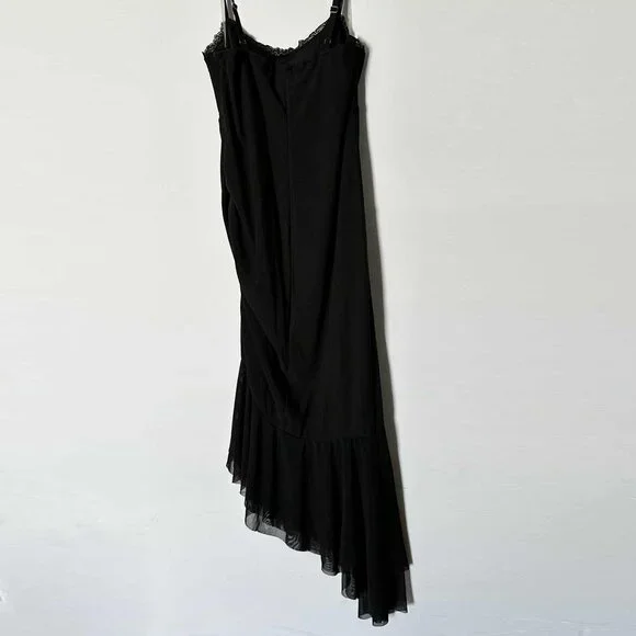Wild Fable Women's Medium Size Dress | BLACK | STRETCHY| ANGLED| NWT - Picture 3 of 11